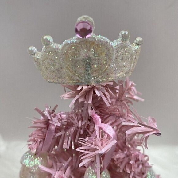 NEW Disney Princess 12" Mini Holiday Christmas Tree Crystal Slipper Ornaments - Picture 4 of 10